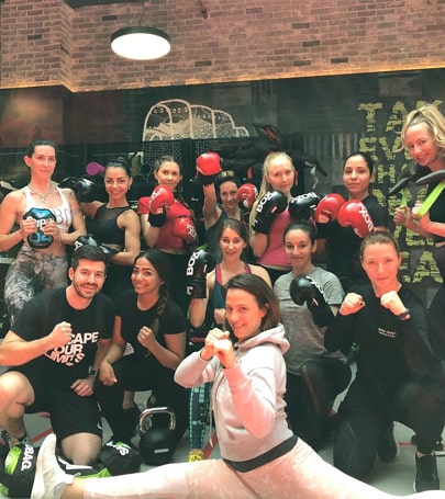 Matt with group of people